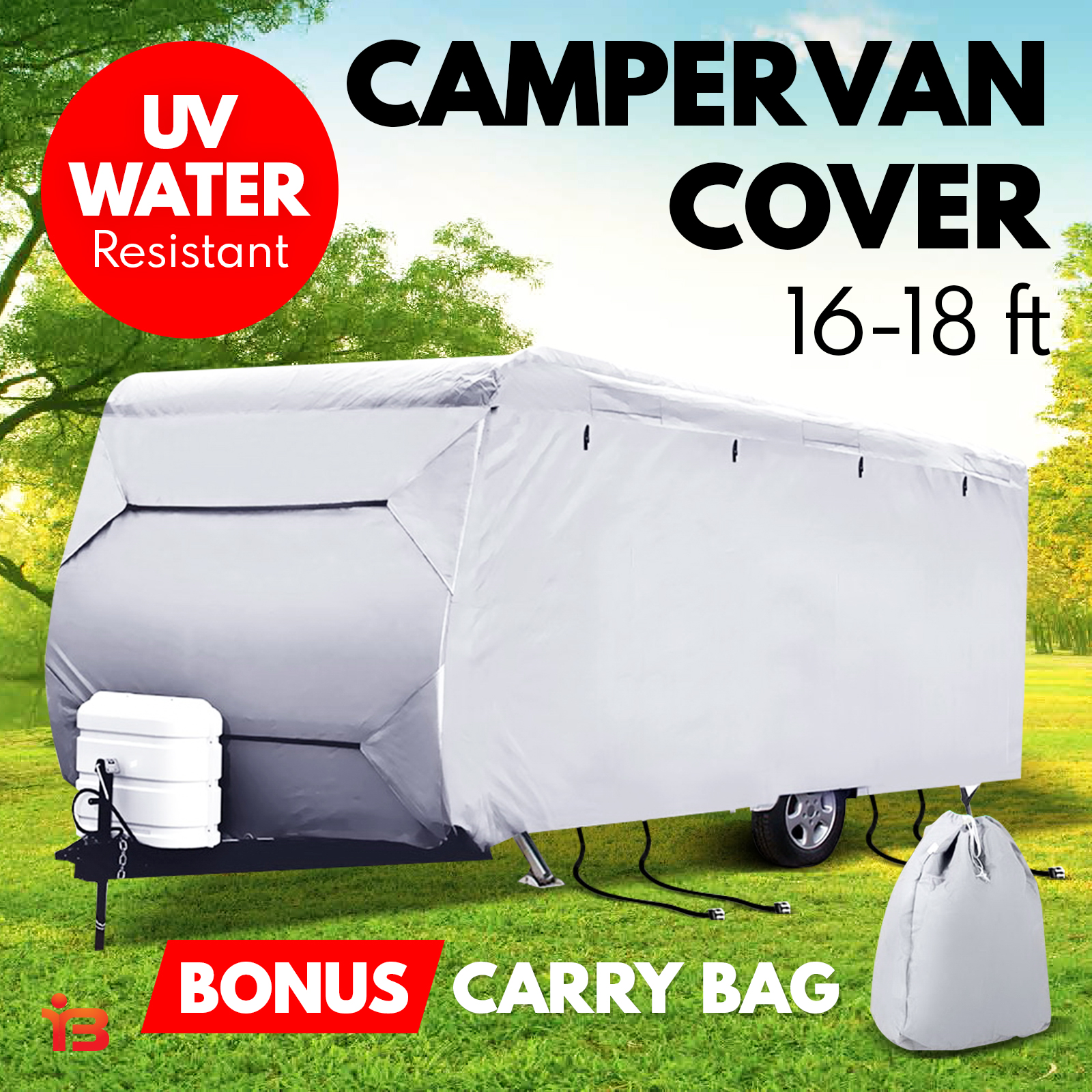 Weisshorn 16-18ft Caravan Cover Campervan 4 Layer UV Water Resistant