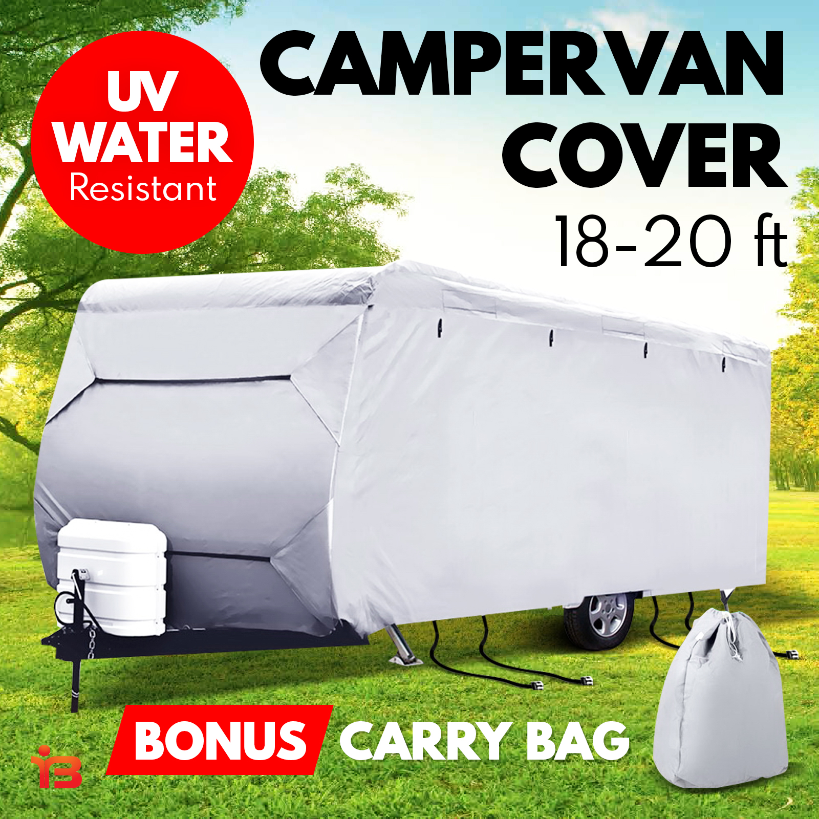 Weisshorn 18-20ft Caravan Cover Campervan 4 Layer UV Water Resistant