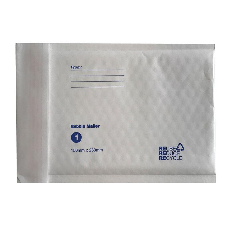 300x Tempest 150x230mm Bubble Mailers No.1 White Padded Eco Mail Bags Envelopes
