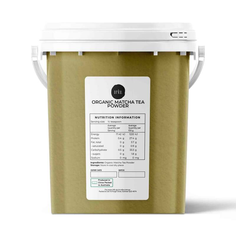 600g Organic Matcha Powder Tub Bucket Camellia Sinensis Green Tea Leaf