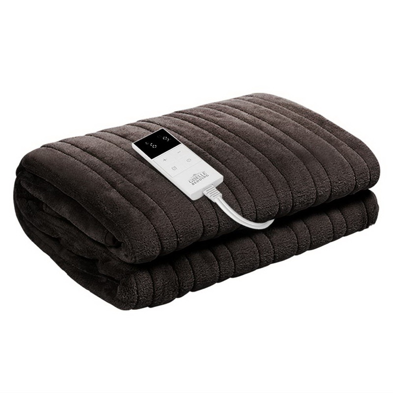 Giselle Bedding Electric Throw Blanket - Chocolate