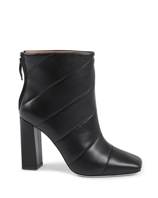 Quilted Leather Ankle Boots - 38 EU