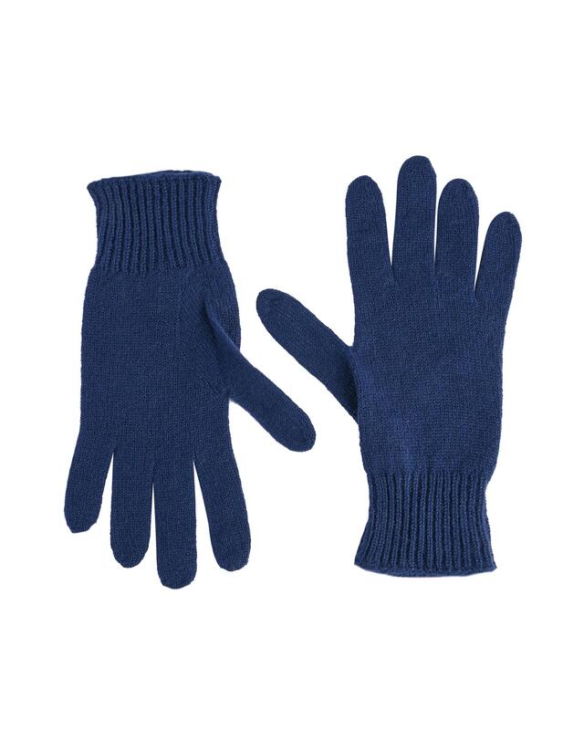 Luxury Cashmere Womens Short Gloves - M
