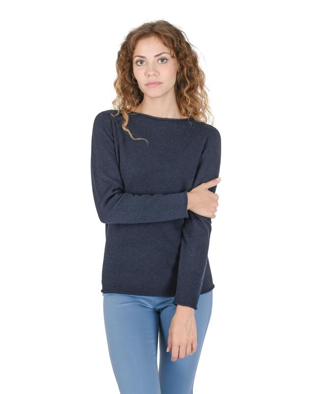 Cashmere Boatneck Sweater - L