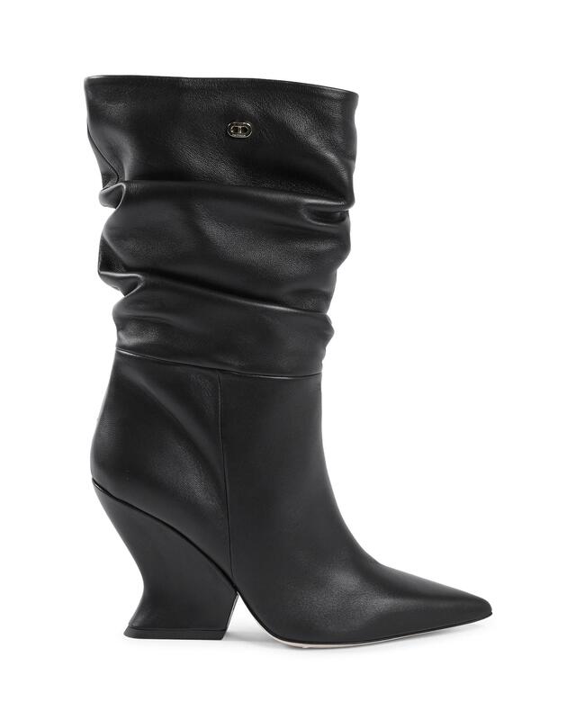 Point Toe Wedge Boots - 37 EU
