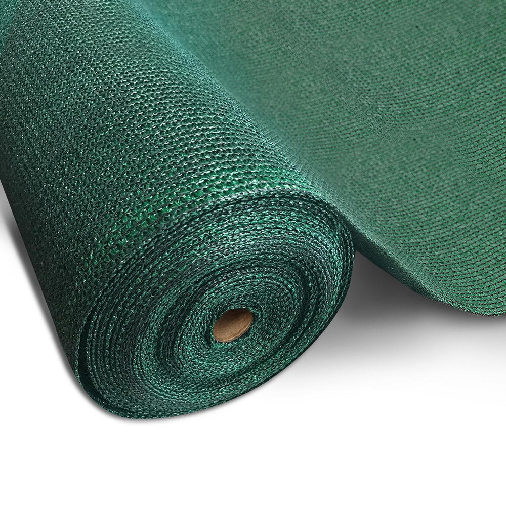 Instahut 70% Sun Shade Cloth Shadecloth Sail Roll Mesh Outdoor 175gsm 1.83x10m Green