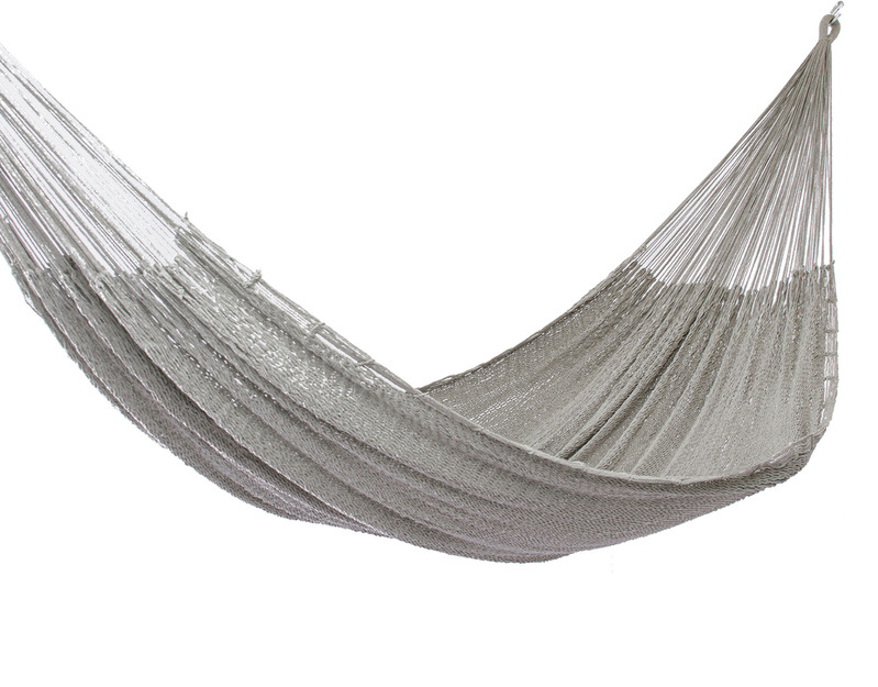 Jumbo Size Outoor Cotton Mayan Legacy Mexican Hammock in  Dream Sands