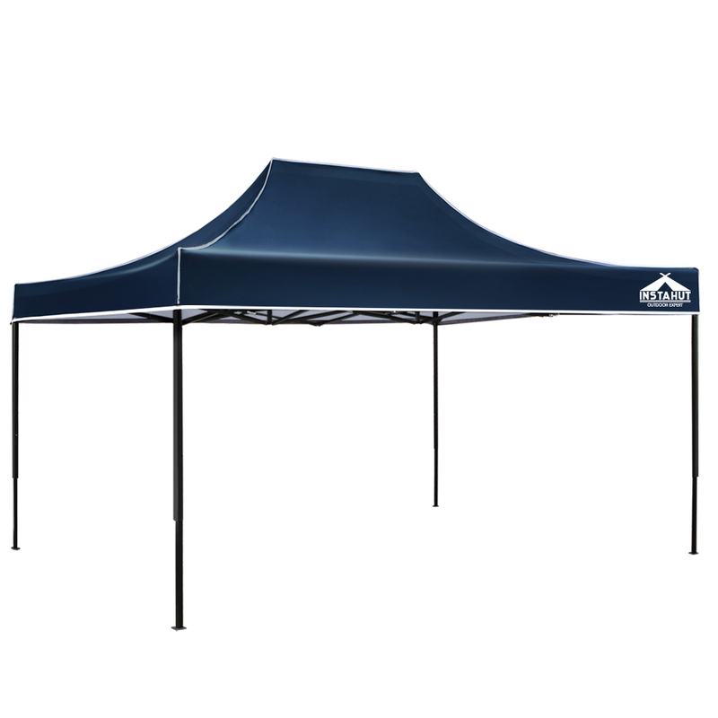 Instahut Gazebo Pop Up Marquee 3x4.5m Outdoor Tent Folding Wedding Gazebos Navy