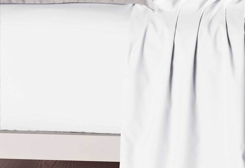 Luxton Single Size White Color Fitted Sheet