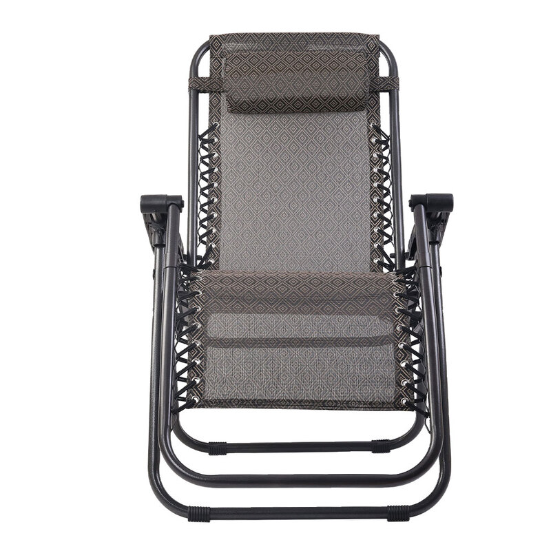 Gardeon Zero Gravity Chair Folding Outdoor Recliner Adjustable Sun Lounge Camping Beige