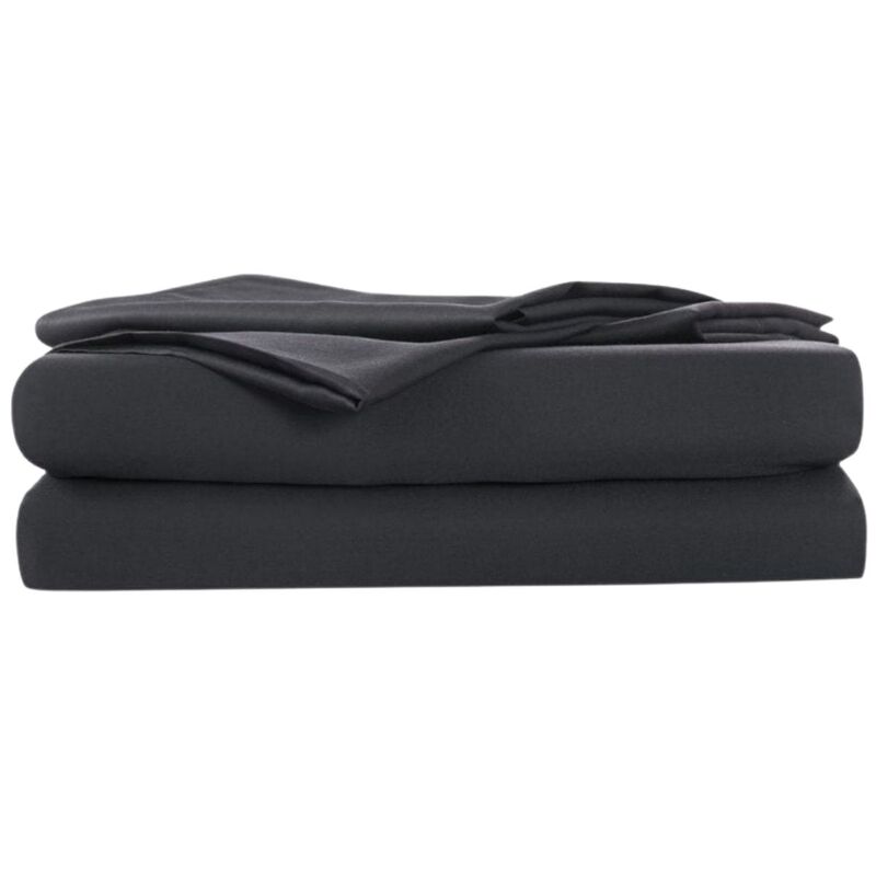 Better Dream 100% Organic Bamboo Duvet Cover Set - Charcoal Size Double