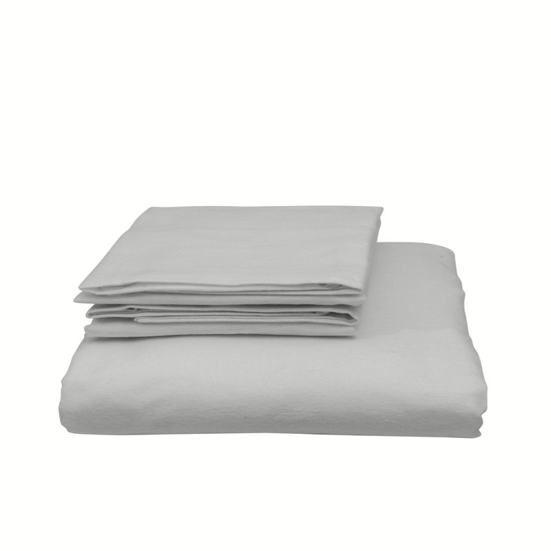 Royal Comfort Bamboo Blended Quilt Cover Set 1000TC Ultra Soft Luxury Bedding - Queen - Portland Grey