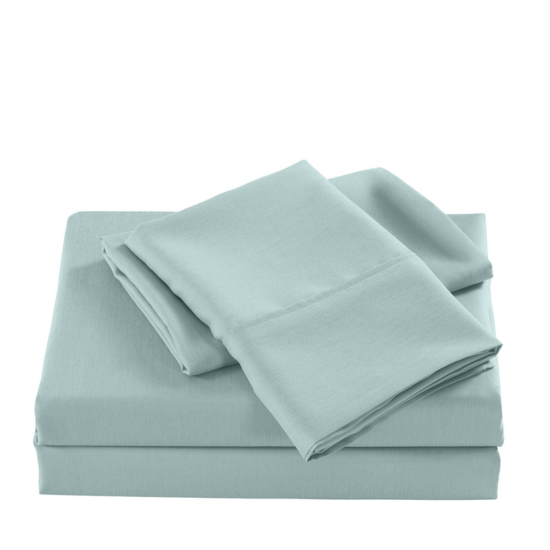 Casa Decor 2000 Thread Count Bamboo Cooling Sheet Set Ultra Soft Bedding - Double - Frost