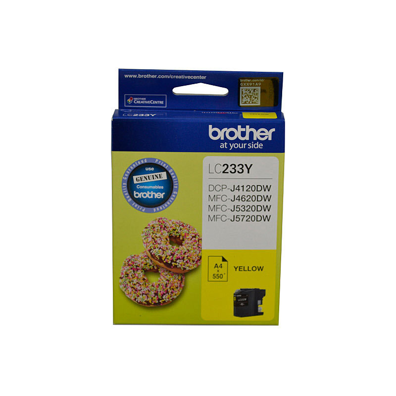 BROTHER LC233 Yellow Ink Cartridge