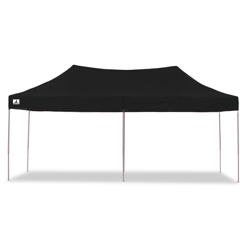 Wallaroo Gazebo Tent Marquee 3x6m PopUp Outdoor Wallaroo Black