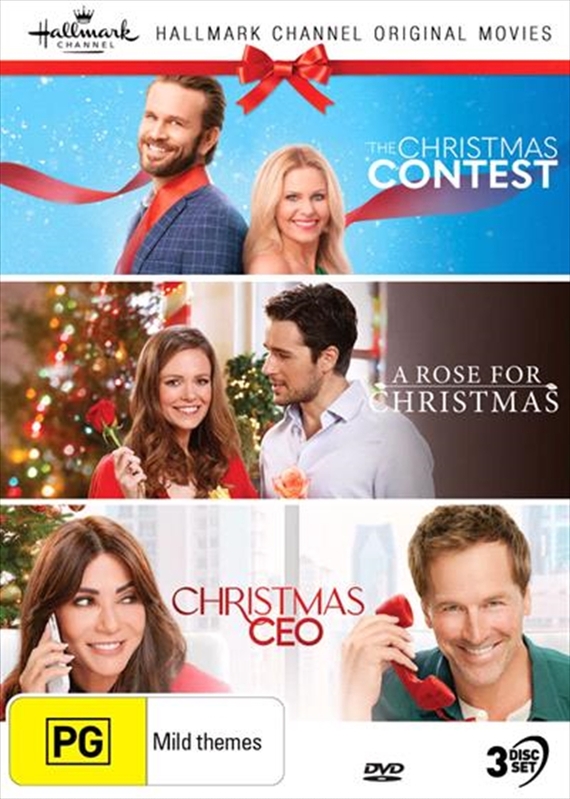 Hallmark Christmas - The Christmas Contest / A Rose For Christmas / Christmas CEO - Collection 26 DVD
