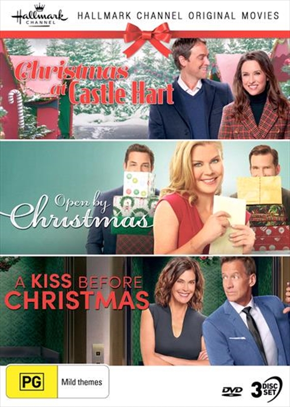 Hallmark Christmas - Christmas At Castle Hart / Open By Christmas / A Kiss Before Christmas - Collec DVD