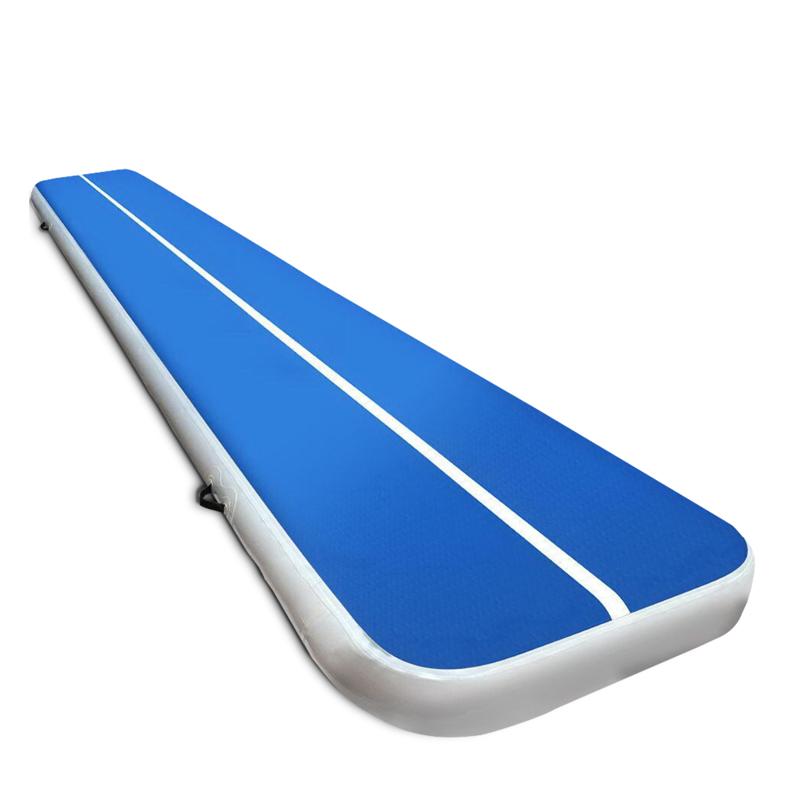 Inflatable Air Track Mat 20cm Thick Gymnastic Tumbling Blue And White 5m x 1m