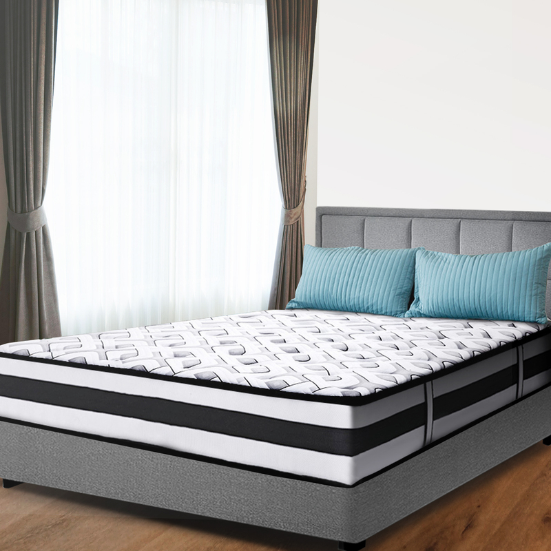 Single Size Bed Ultra Firm High Density Foam Spring Foam Mattress 24cm Thick