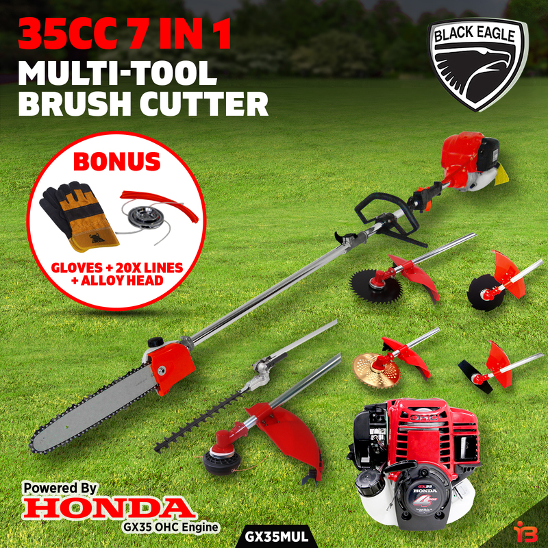 HONDA Powered Pole Chainsaw Hedge Trimmer Brushcutter Whipper Snipper Multi Tool