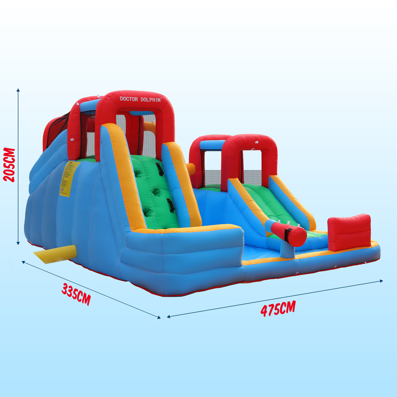 Mega Fun Park – Double Water Slides, Jumping Castle, Pool, Trampoline