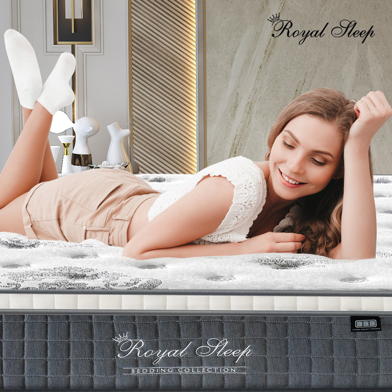 Royal Sleep Single Size 9 Zone Pocket Spring Bed Mattress