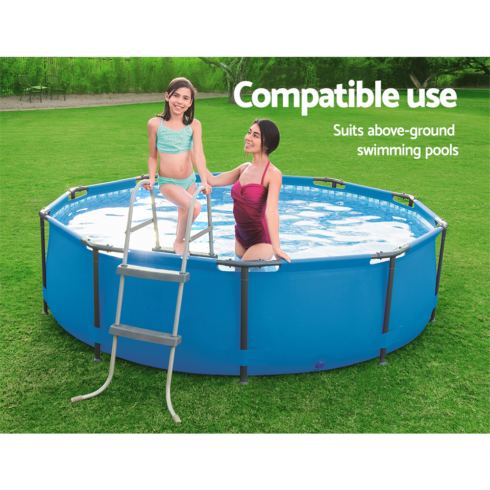 Bestway Pool Ladder 84cm 2 Step Above Ground Swimming Pools Removable Steps Stairs
