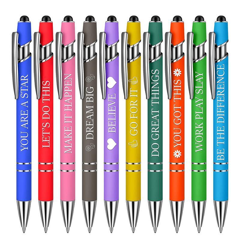 Funny Pens Swear Word Pen Set Black Ink Writing Pen Funny Office Diary Gift  NEW