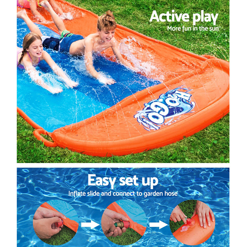 Bestway Water Slide Slip Kids 488cm Triple Slides