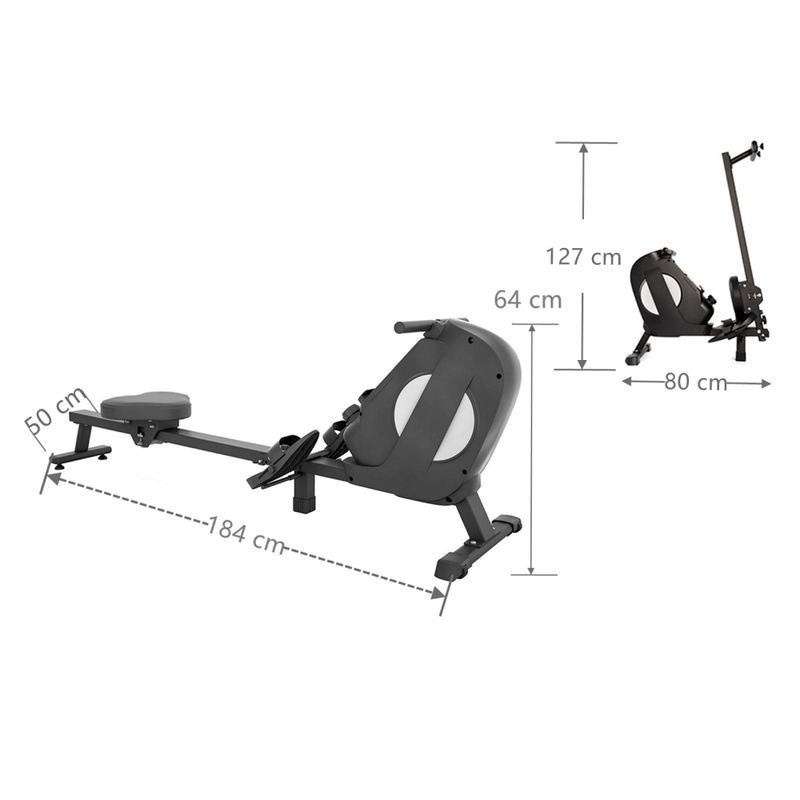 Sardine Sport Magnetic Rowing Machine Exercise Fitness Home Gym Cardio