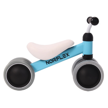 Norflex Kids Balance Bike Ride On Toy Baby Push Bike - BLUE
