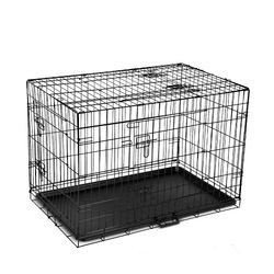 i.Pet Dog Cage 36inch Pet Cage - Black 
