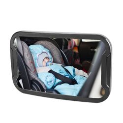 GOMINIMO Baby Infant Back View Facing Car Safety Mirror for Back Seat Black