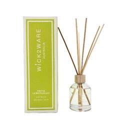  Have one to sell? Sell it yourself Wick2Ware Australia Fresh Lemongrass Fragrance Reed Diffuser 200ml/7.1 fl oz