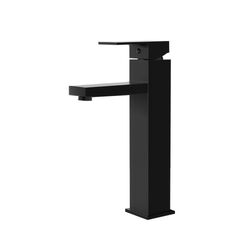 Cefito Bathroom Basin Mixer Tap Square Tall Faucet Vanity Laundry Black