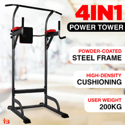 4-IN-1 Everfit Power Tower Multi-Function Station Workout Fitness Gym Equipment