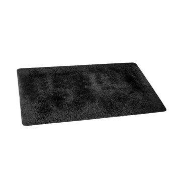 Artiss Floor Rugs Ultra Soft Shaggy Rug Large 200x230cm Carpet Mat Area Black