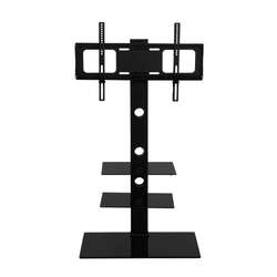 Artiss Floor TV Stand Bracket Mount Swivel Height Adjustable 32 to 70 Inch Black