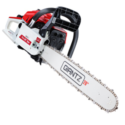 Giantz Chainsaw Petrol 52CC 20" Bar Commercial E-Start Pruning Chain Saw White,Giantz Chainsaw Petrol 52CC 20" Bar Commercial E-Start Pruning Chain Sa