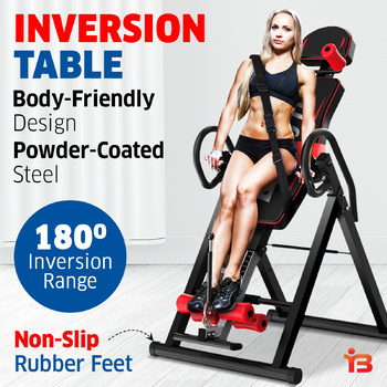 Everfit Inversion Table Gravity Stretcher Inverter Foldable Home Fitness Gym