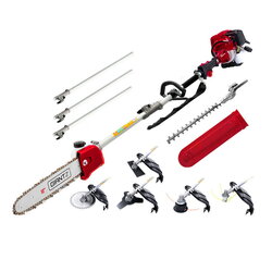 Giantz 4-STROKE Pole Chainsaw Brush Cutter Hedge Trimmer Saw Multi Tool