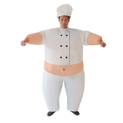 CHEF Fancy Dress Inflatable Suit -Fan Operated Costume