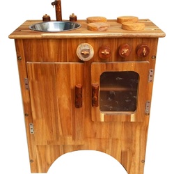 Combo Wooden Stove and Sink