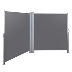 Instahut 2X6M Retractable Side Awning Garden Patio Shade Screen Panel Grey