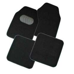 Mercury 4 Piece Carpet Car Mat Black