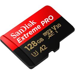 SANDISK  SDSQXCY-128G-GN6MA TF Extreme PRO A2 V30 UHS-I/U3 170R/90W WITH SD ADAPTER
