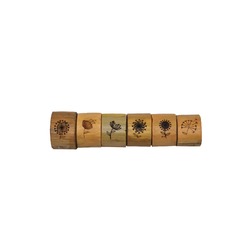 Set of 6 Bamboo Napkin Ring Living and Dinning
