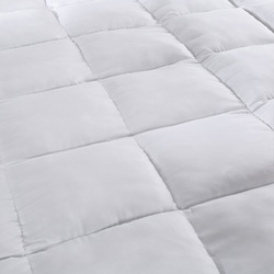 Royal Comfort 1000GSM Luxury Bamboo Fabric Gusset Mattress Pad Topper Cover King White