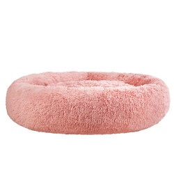 i.Pet Pet bed Dog Cat Calming Pet bed Extra Large 110cm Pink Sleeping Comfy Washable