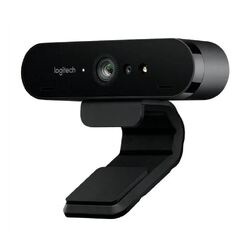 Logitech BRIO 4K Ultra HD Webcam HDR RightLight3 5xHD Zoom Auto Focus Infrared Sensor Video Conferencing Streaming Recording Windows Hello Security